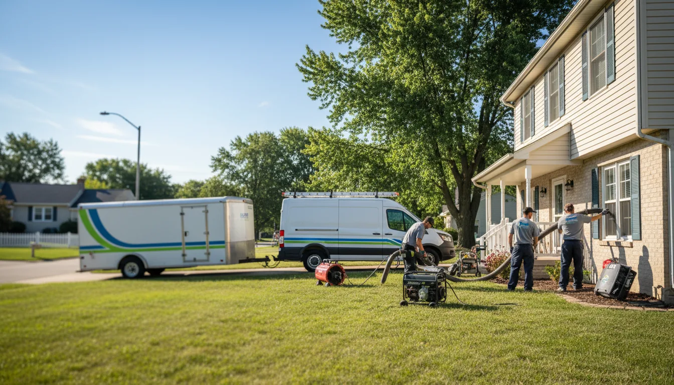 Flooded Basement Restoration And Cleanup With Repair in Gilbertsville, KY near me